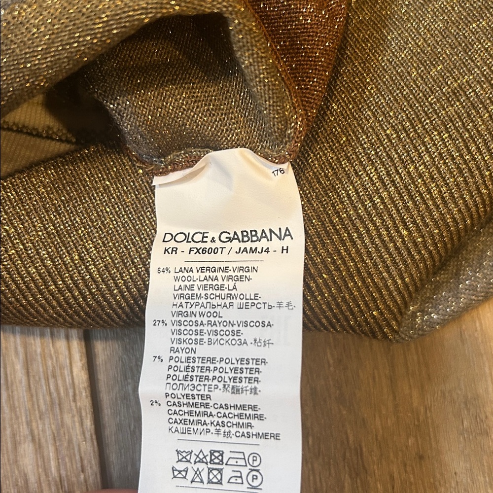 NEW! Dolce & Gabbana Intarsia Knit Vest Size IT 36 - Picture 10 of 10